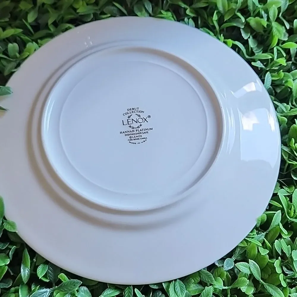 Lenox Hannah Platinum Debut Collection Bread Plate